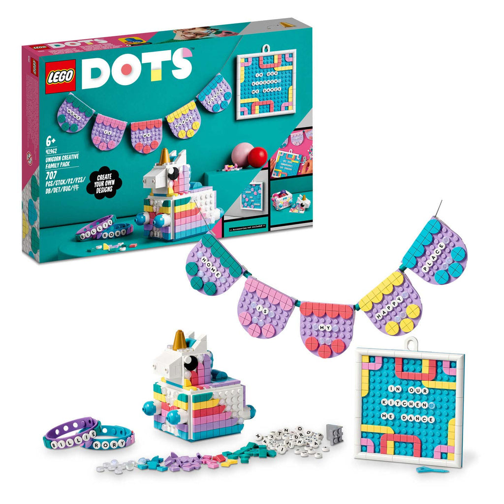 Lego LEGO DOTS 41962 Creatieve Familie Set Eenhoorn