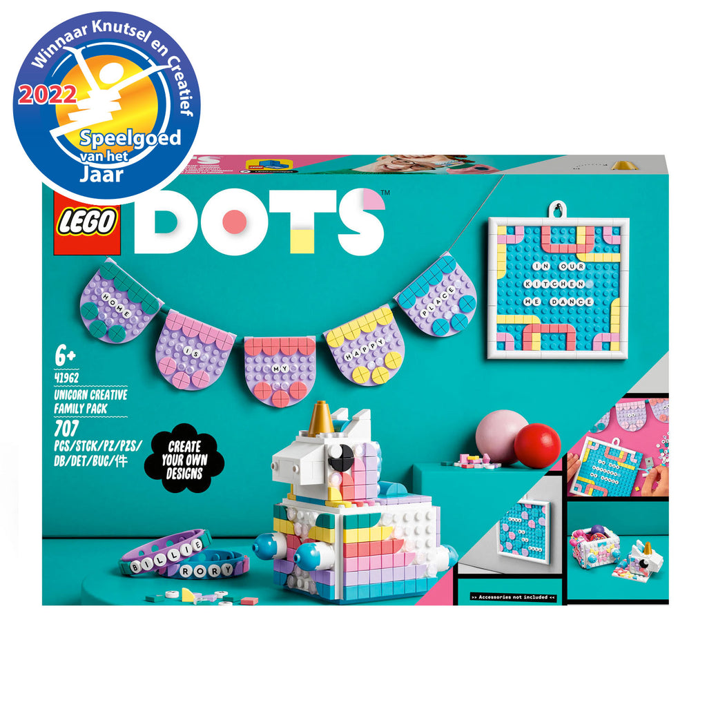 Lego LEGO DOTS 41962 Creatieve Familie Set Eenhoorn