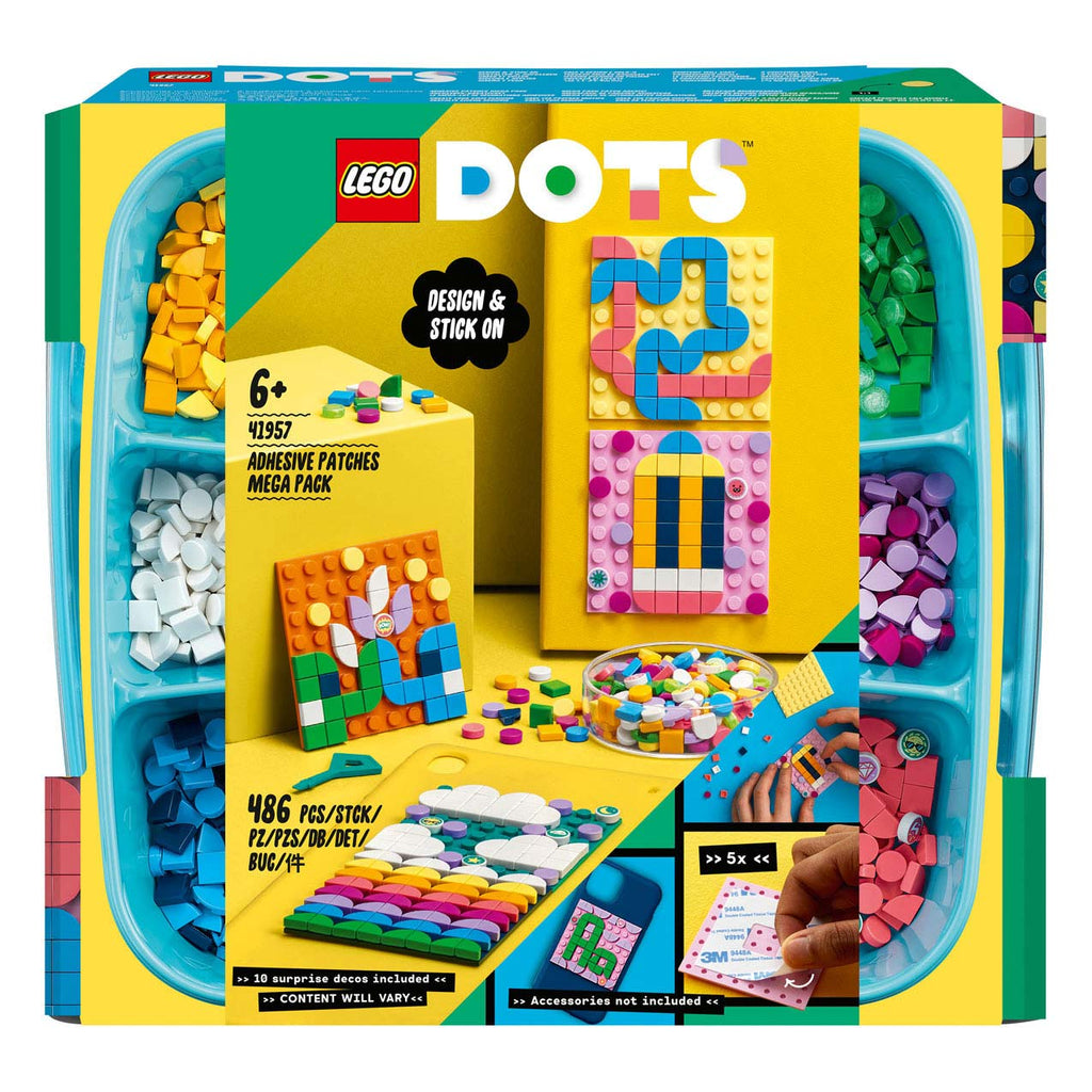 Lego LEGO DOTS 41957 Zelfklevende Patches Mega Set
