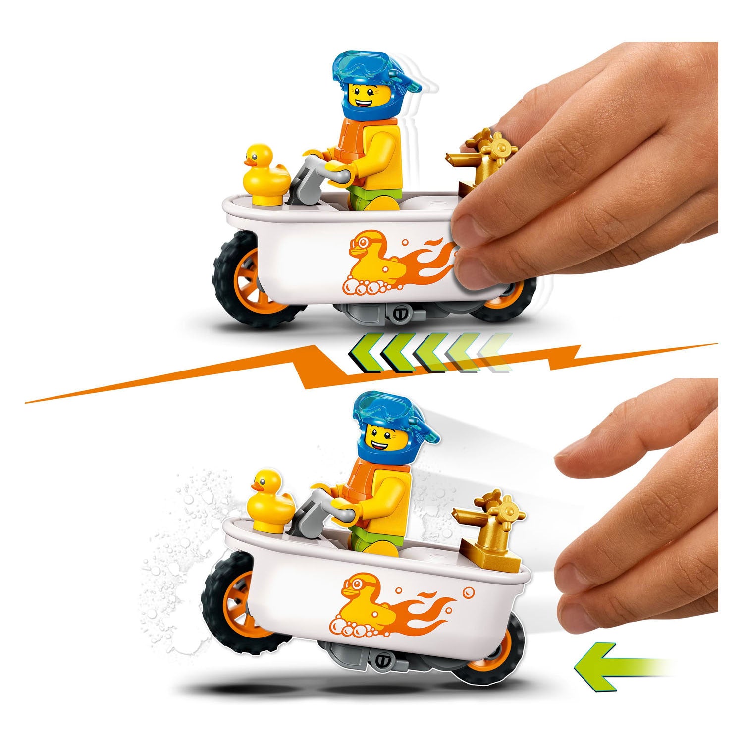 Lego LEGO City 60333 Badkuip Stuntmotor