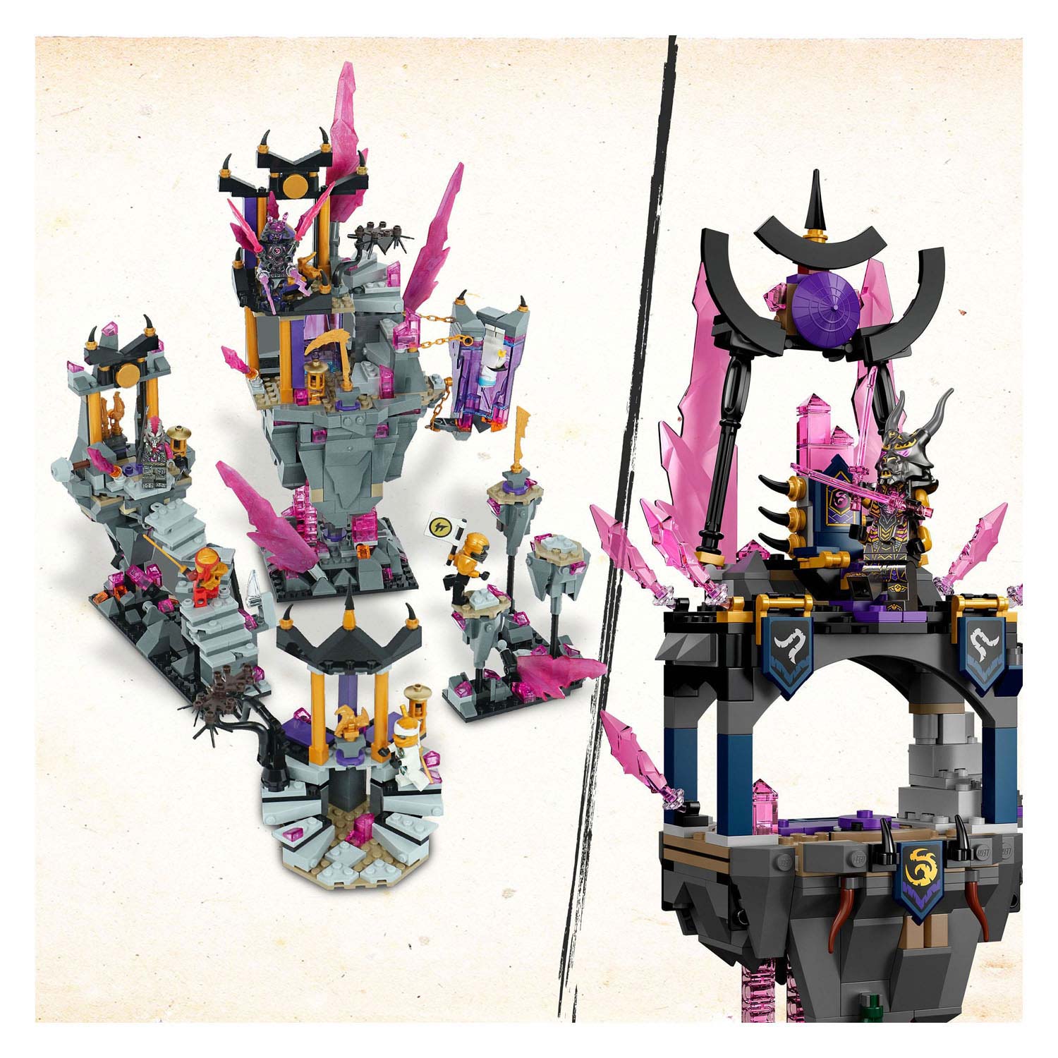 Lego LEGO Ninjago 71771 The Crystal King Tempel