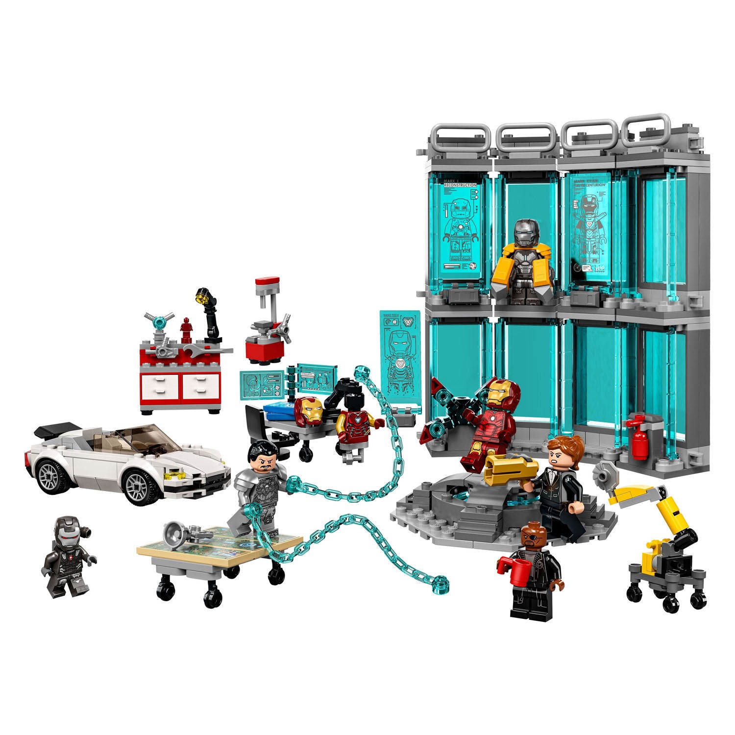 Lego LEGO Super Heroes 76216 Iron Man Wapenkamer