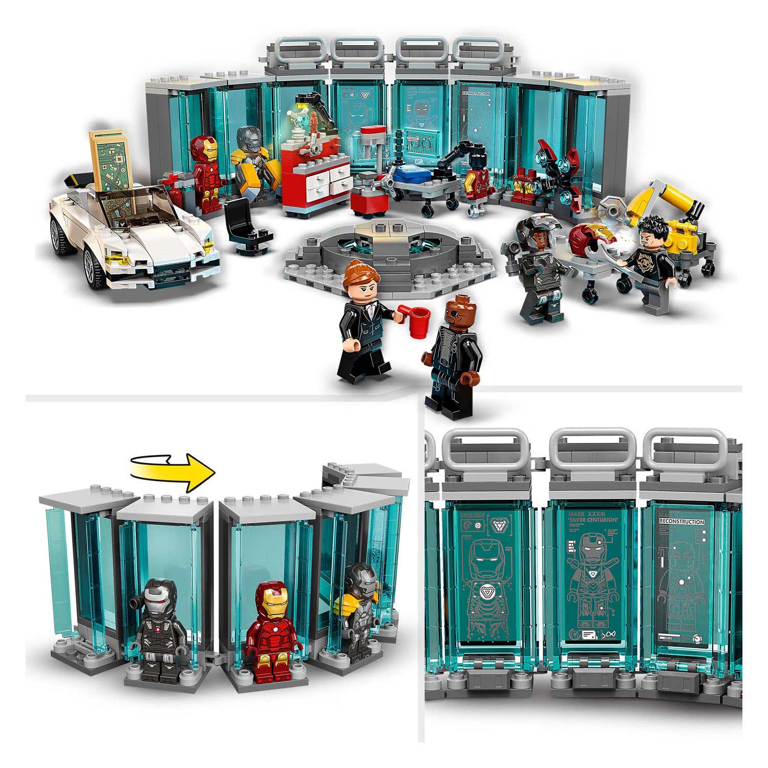 Lego LEGO Super Heroes 76216 Iron Man Wapenkamer