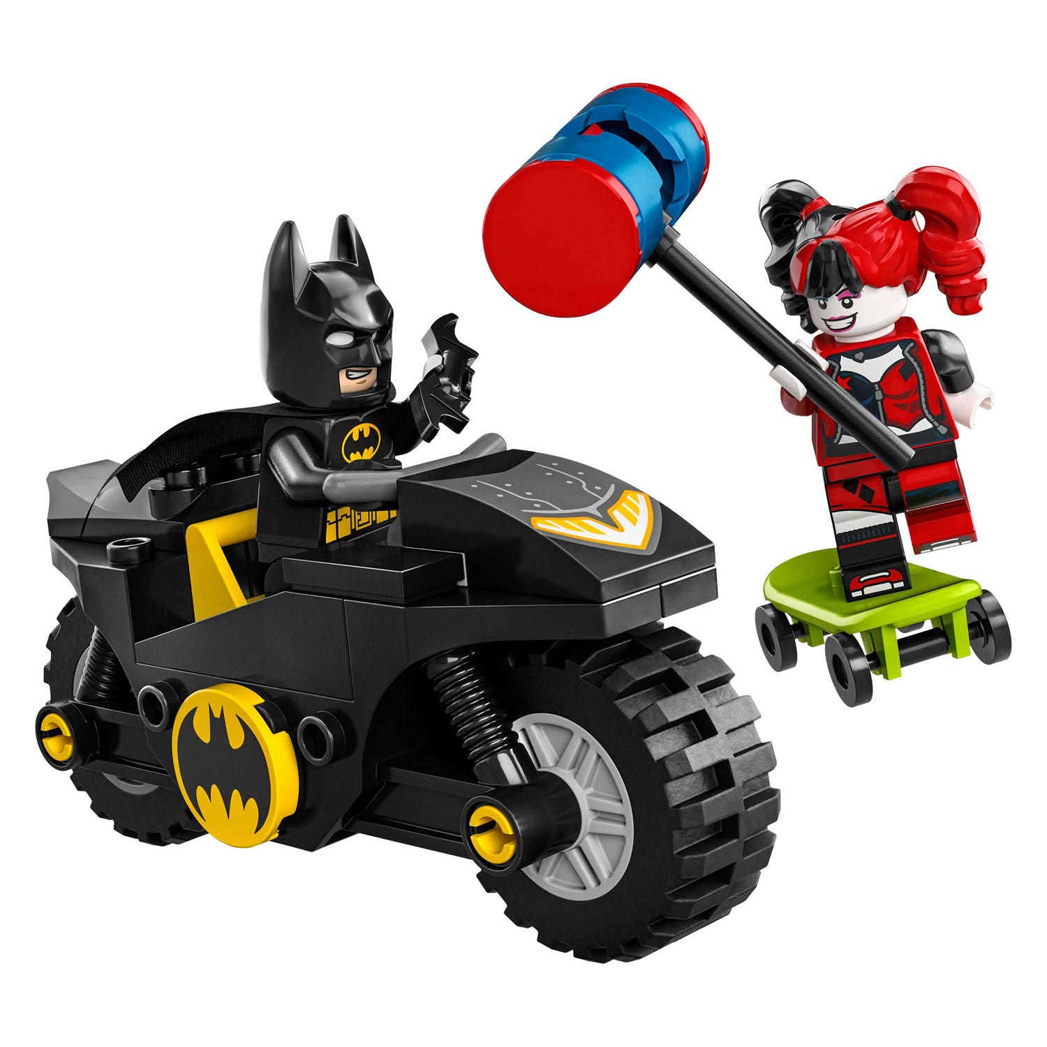 Lego LEGO Super Heroes 76220 versus Harley Quinn Figuren