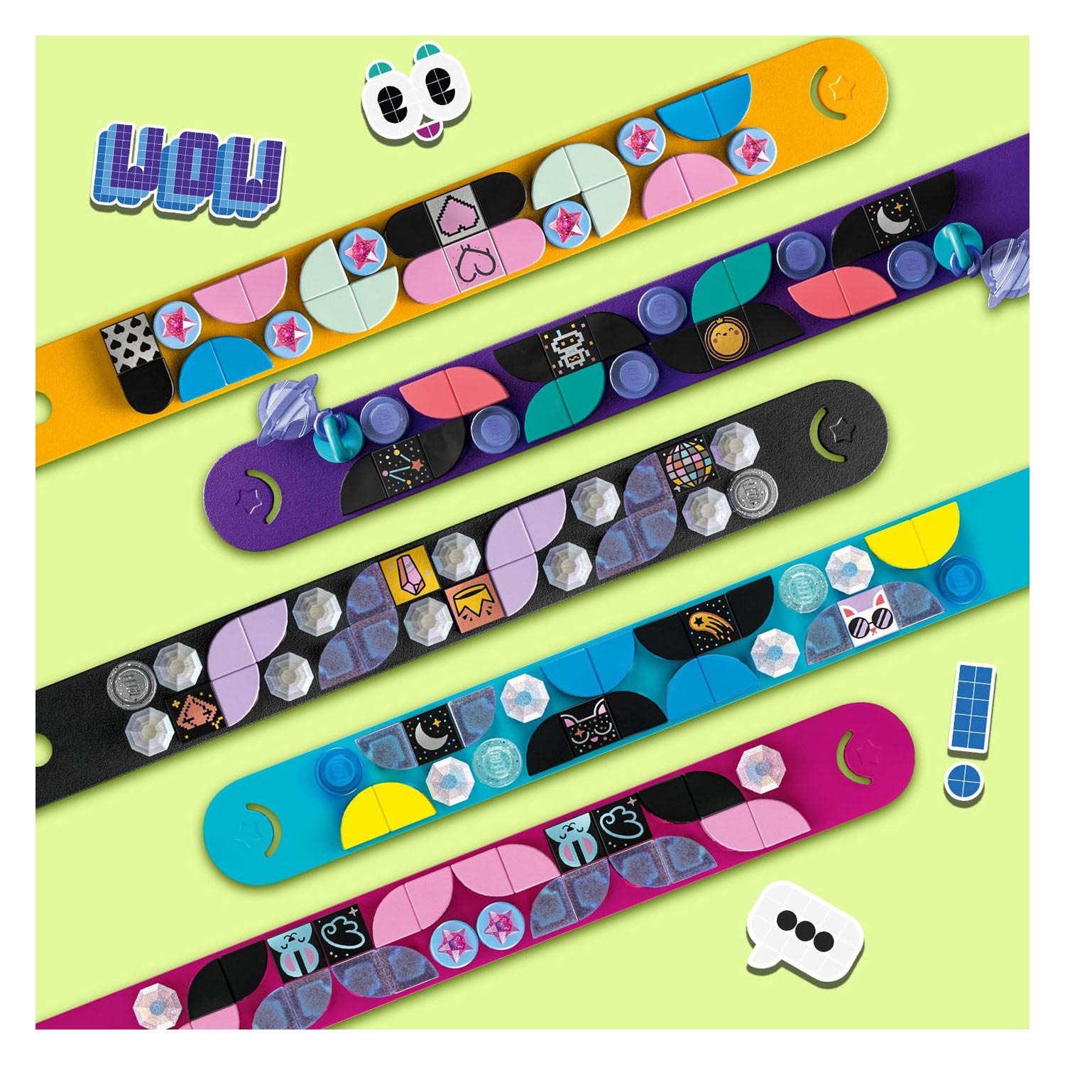 Lego LEGO DOTS 41803 Extra DOTS Serie 8 Glitters en Glans