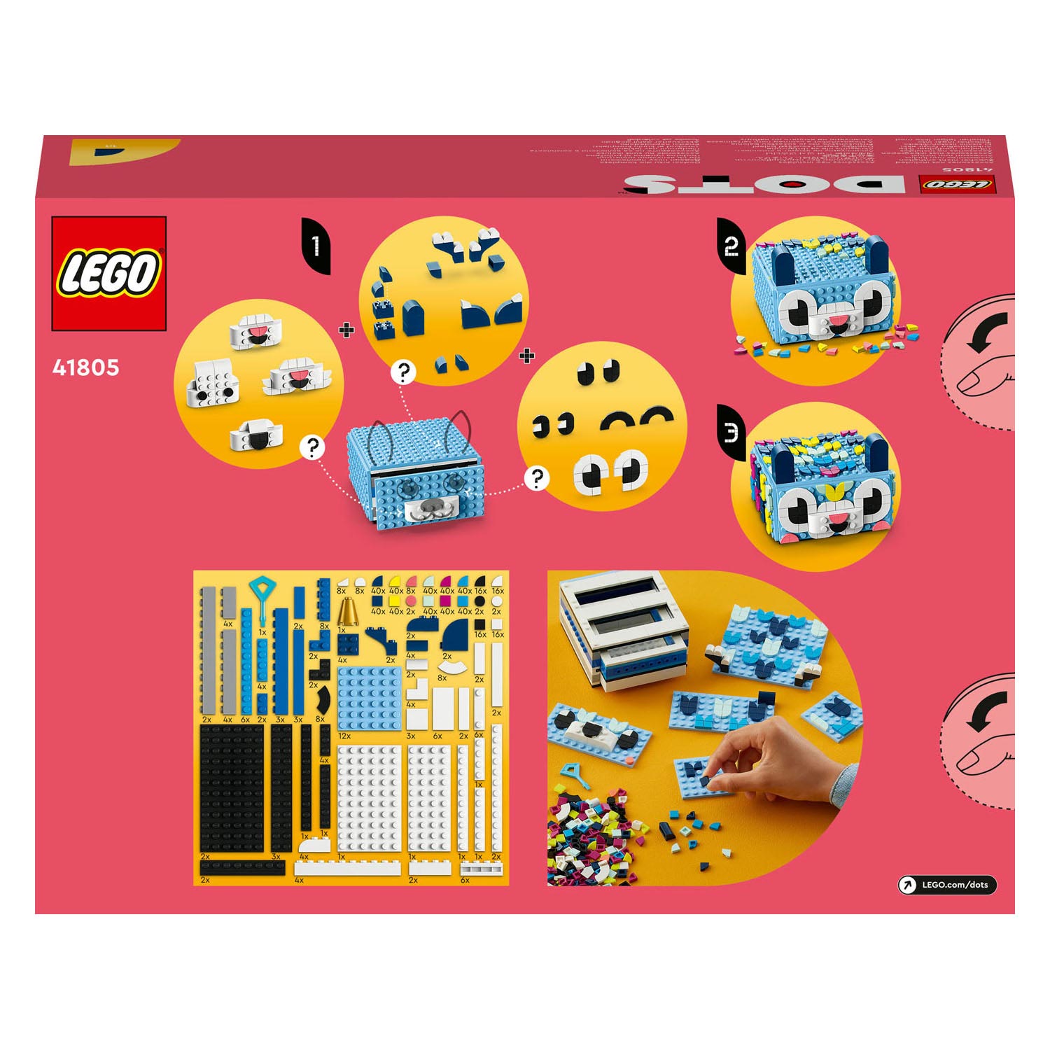 Lego LEGO DOTS 41805 Creatief Dierenlaatje