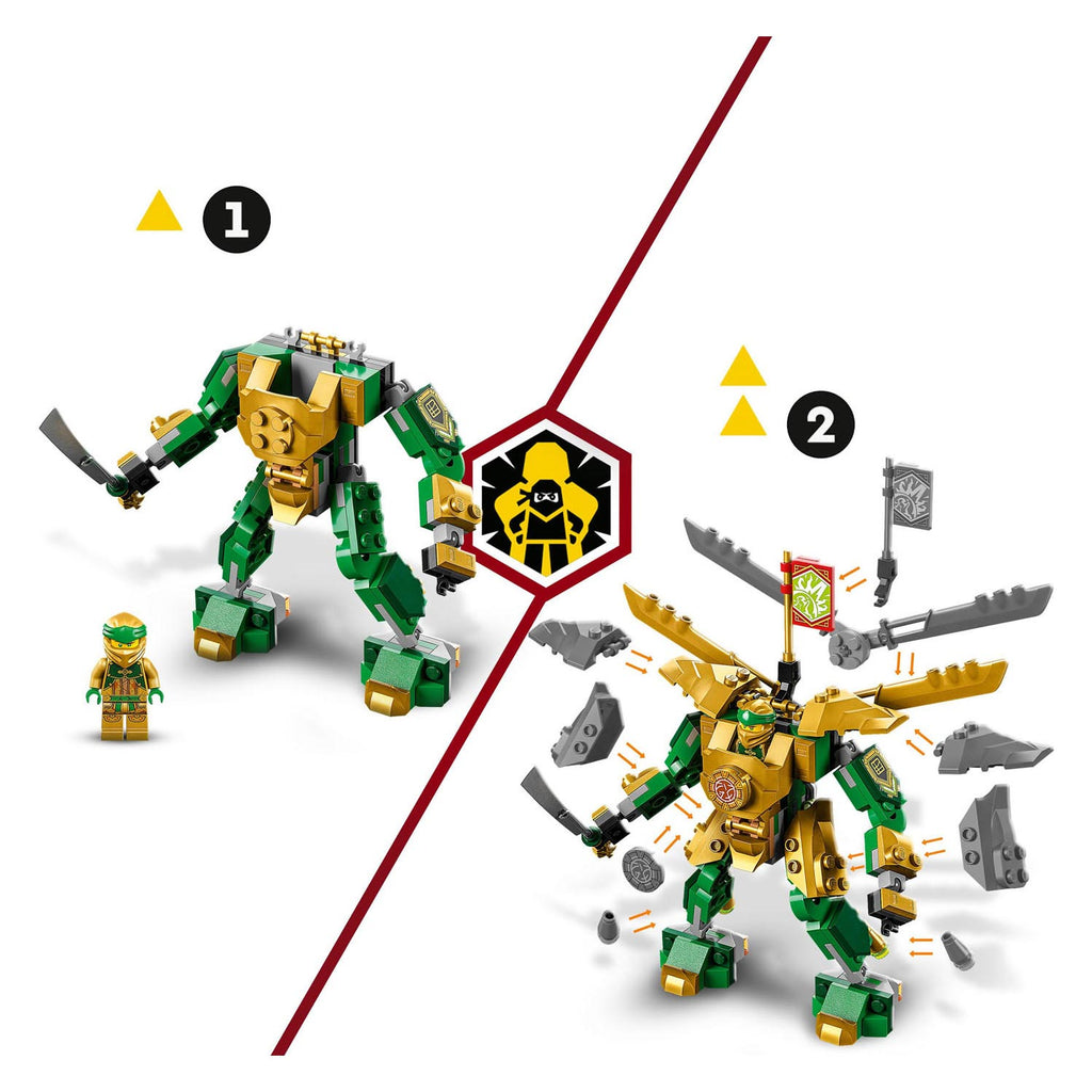 Lego LEGO Ninjago 71781 Lloyd's Mech Battle EVO