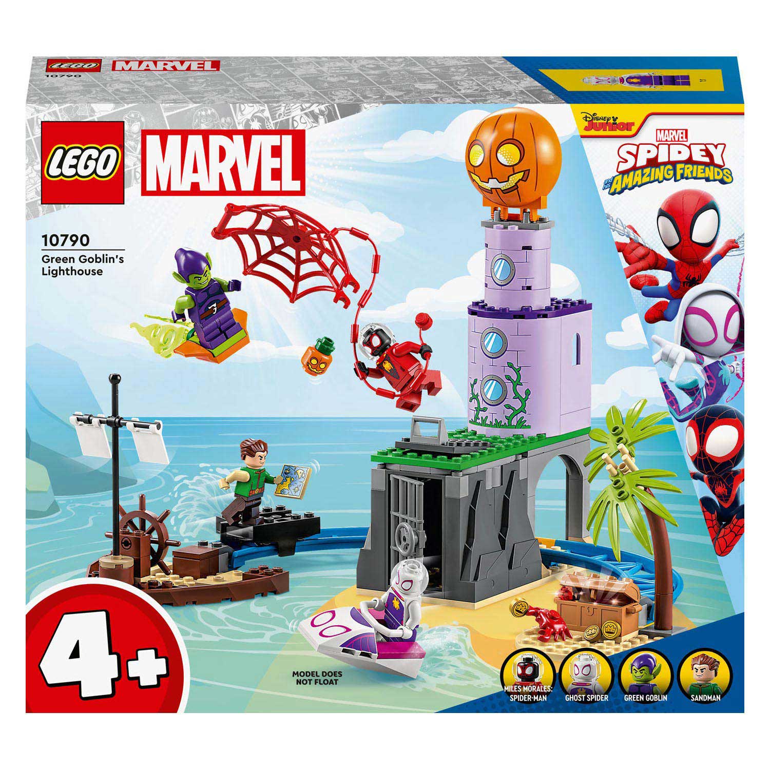 Lego LEGO 10790 Team Spidey bij de Vuurtoren van Green Goblin