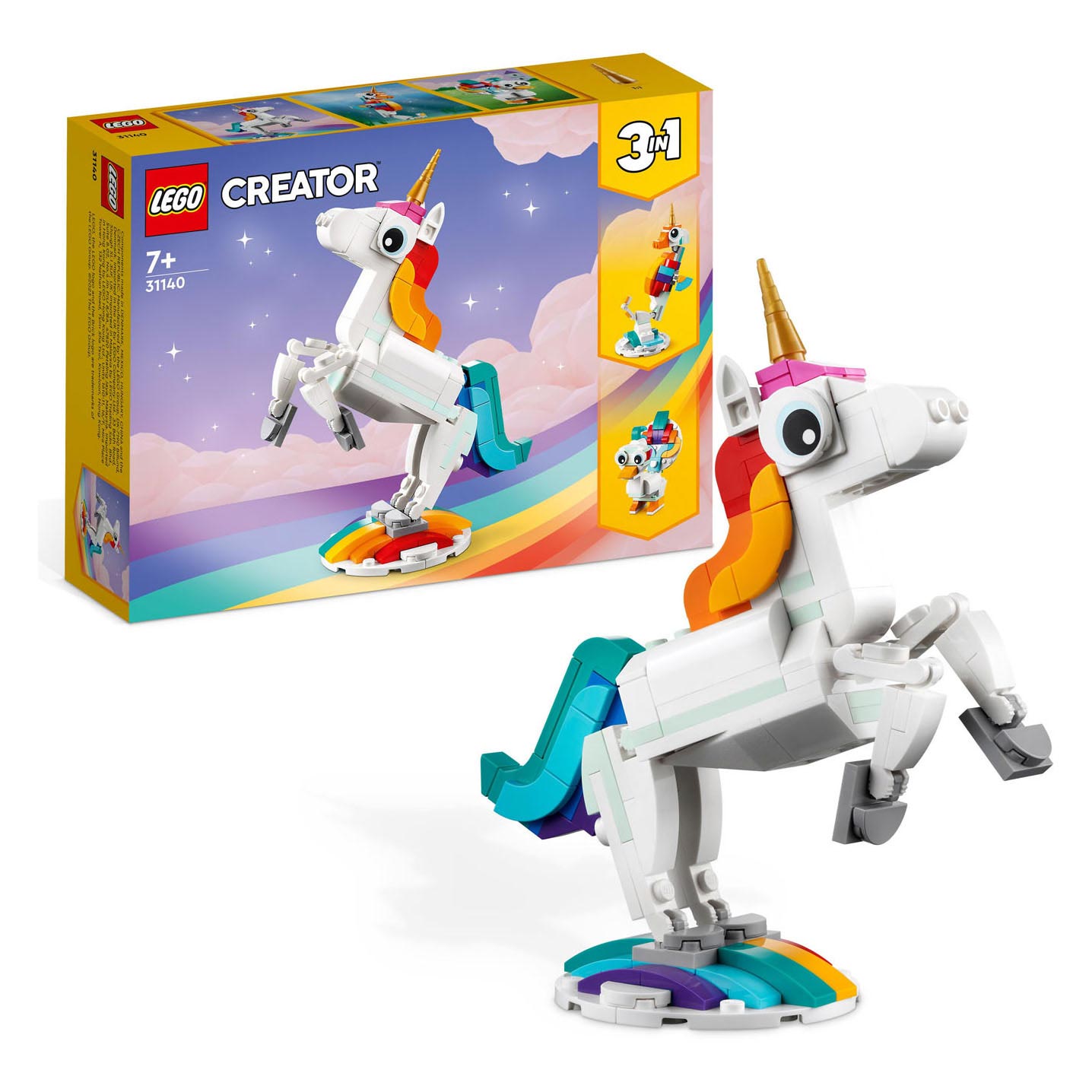 Lego creator 31140 3in1 magische eenhoorn