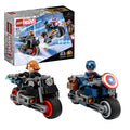 Lego Marvel 76260 Captain America en Black Widow Motoren