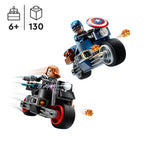 Lego Marvel 76260 Captain America en Black Widow Motoren