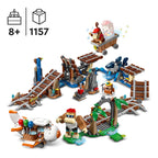 Lego super mario - uitbreidingsset: diddy kongs mijnwagenrit constructiespeelgoed (71425)