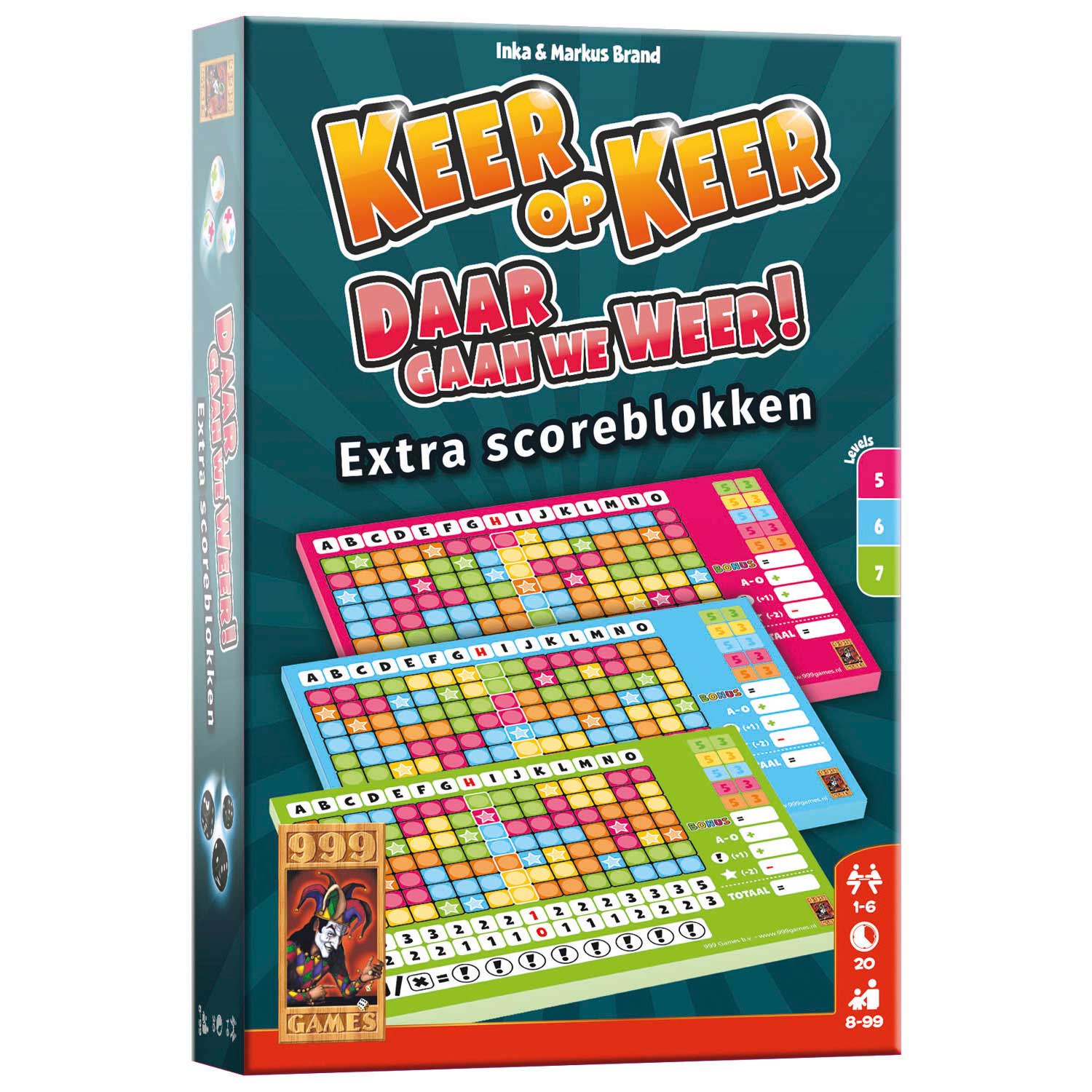 999games keer op keer scoreblok level 5 6 7