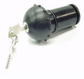 Tankdop met slot Gilera citta zwart