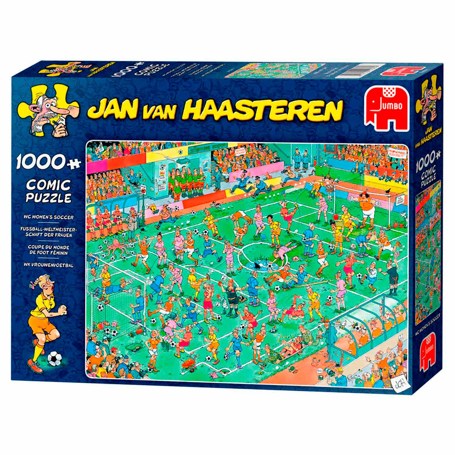 Jan van Haasteren Legpuzzel WK Vrouwenvoetbal, 1000st.