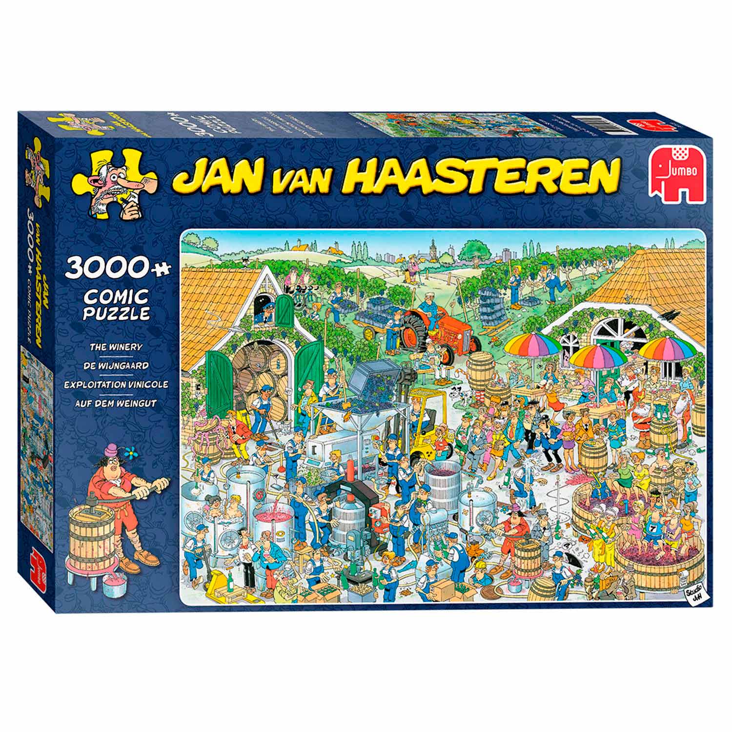 Jan van Haasteren Legpuzzel De Wijnmakerij, 3000st.