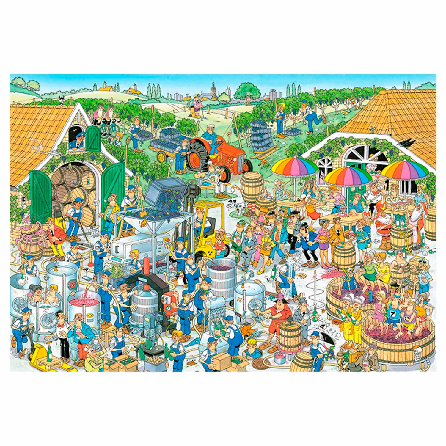 Jan van Haasteren Legpuzzel De Wijnmakerij, 3000st.