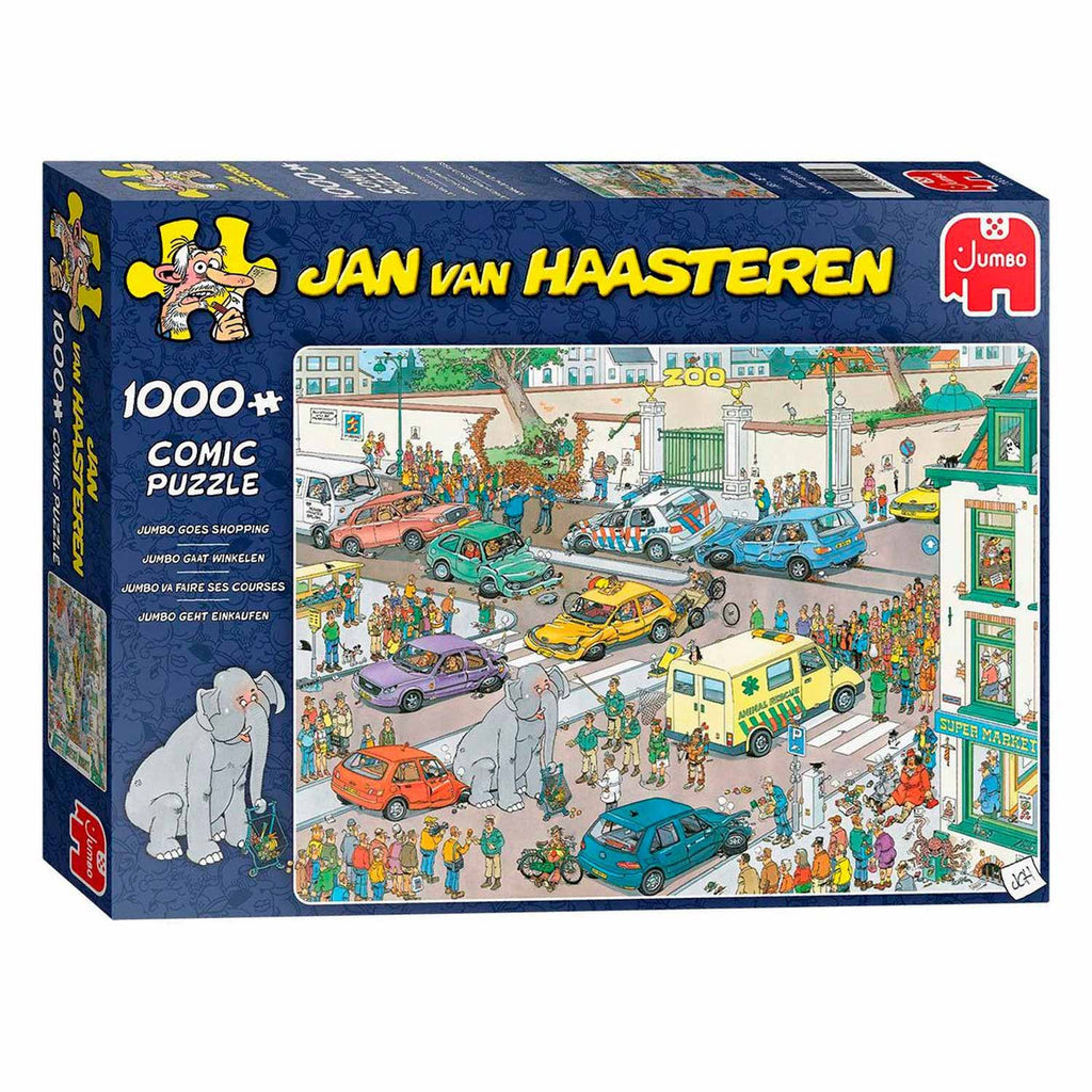 Jumbo jan van haasteren legpuzzel - gaat winkelen, 1000st.