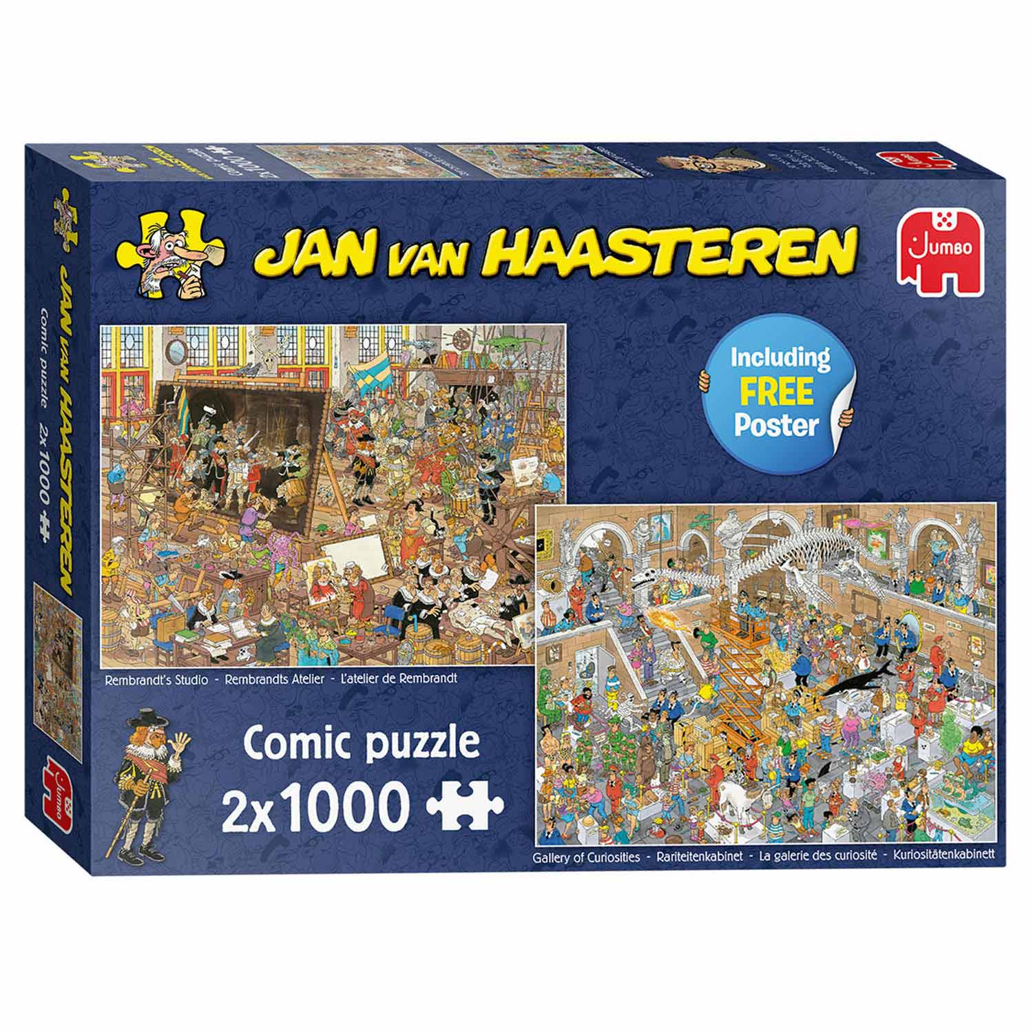 Jumbo Legpuzzel Een Dagje naar het Museum, 2x 1000st.