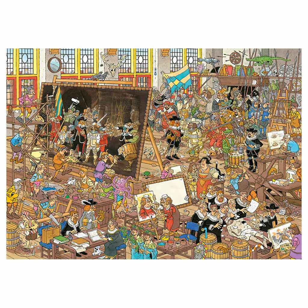 Jumbo Legpuzzel Een Dagje naar het Museum, 2x 1000st.