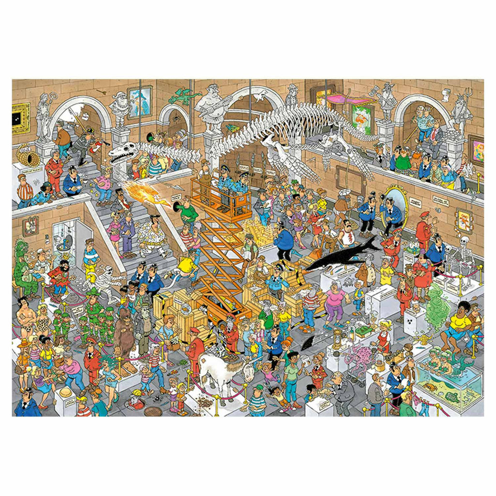 Jumbo Legpuzzel Een Dagje naar het Museum, 2x 1000st.