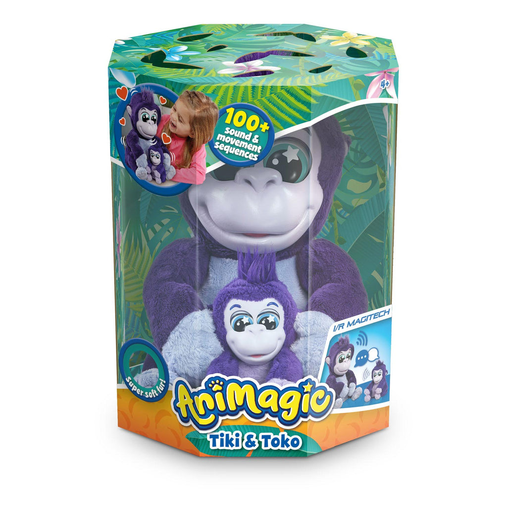 Goliath Animagic Tiki and Toko Gorillas Interactieve Knuffels