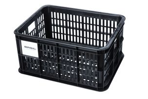 Fietskrat Basil Klein 25L Zwart (Mik)