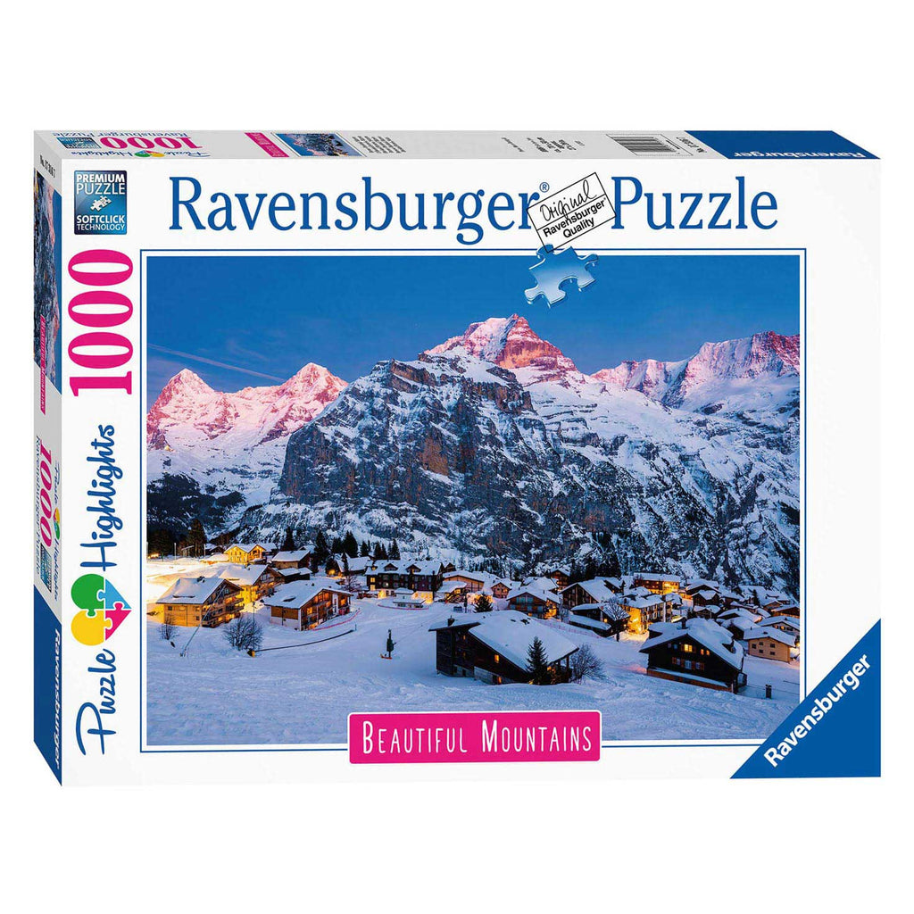 Ravensburger Puzzel Oberland, Murren, 1000st.