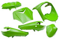 Plaatset Peugeot vivacity tot bj. 2008 6 delig kawasaki groen