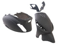 Edge plaatset 4-delig voor piaggio zip zip 2000 2t 4t vanaf bouwjaar 2000 - mat zwart