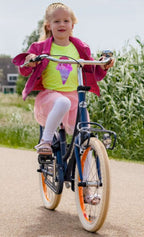 Volare Oma Classic Kinderfiets - Meisjes - 24 inch - Mat Blauw