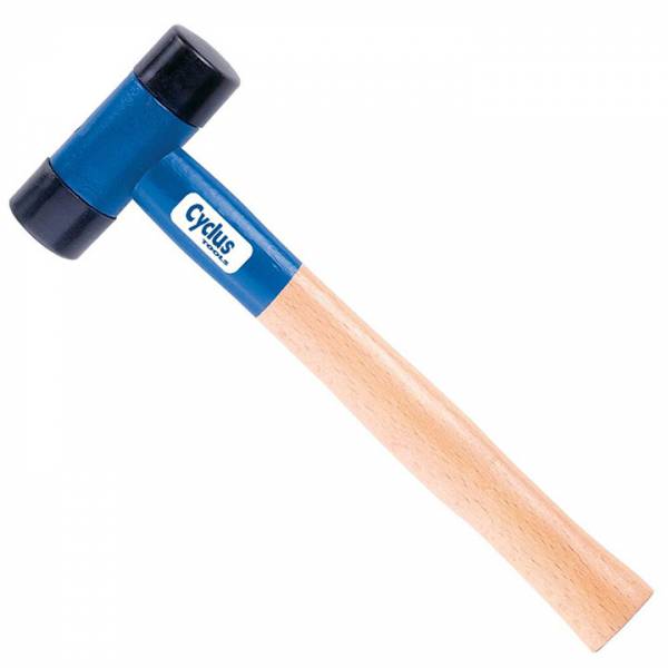 cyclus tools soft-face mallet with ash handle