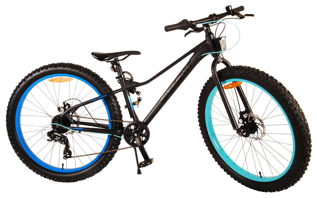 Volare gradient kinderfiets – jongens – 26 inch – zwart blauw – 7 speed – prime collection