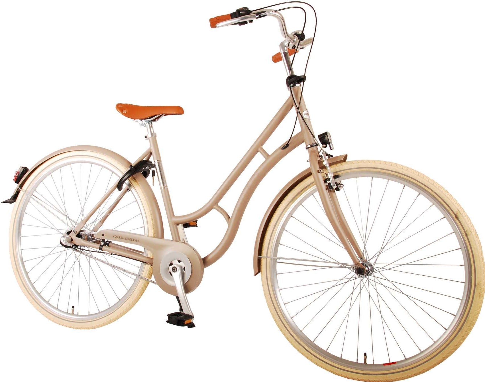 VOLARE Lifestyle Meisjesfiets 51 centimeter Zand 3 versnellingen
