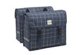 Tas Newlooxs Fiori Dubbel Check Blauw