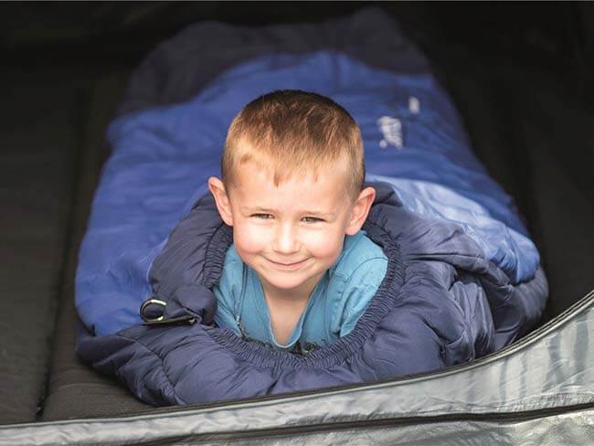 Outwell Convertible Junior slaapzak blauw