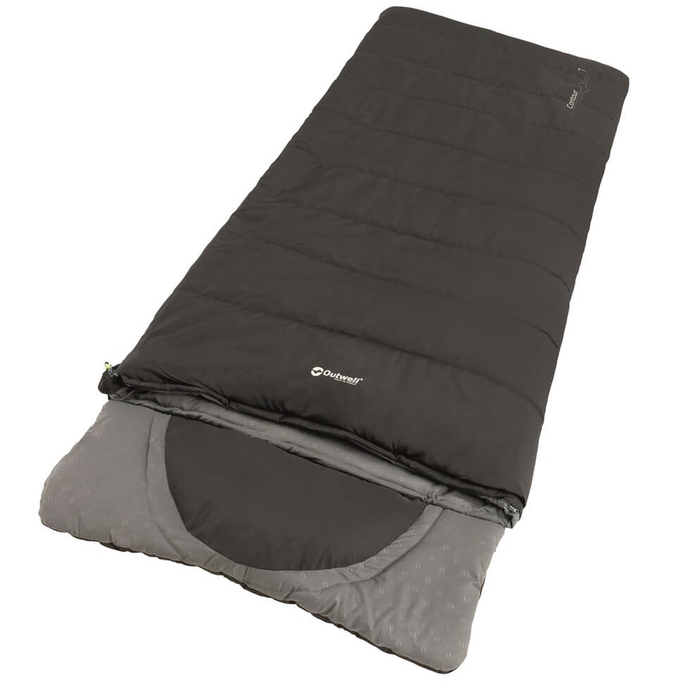 Outwell Contour slaapzak zwart - rits links