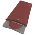 Outwell Contour Lux slaapzak rood - rits rechts