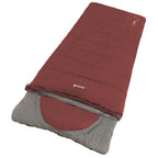 Outwell Contour Lux slaapzak rood - rits rechts