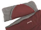 Outwell Contour Lux slaapzak rood - rits rechts
