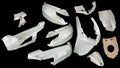 Plaatset Peugeot new vivacity vanaf bj. 2008 50cc 2/4 takt 9 delig wit galns