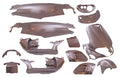 Edge plaatset 15-delig voor gilera runner tot bouwjaar 08-2005 - audi bruin