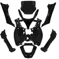 Plaatset TNT Piaggio MP3 125 tot 500cc mat zwart vanaf bj. 2008 tot 2013 8 delig