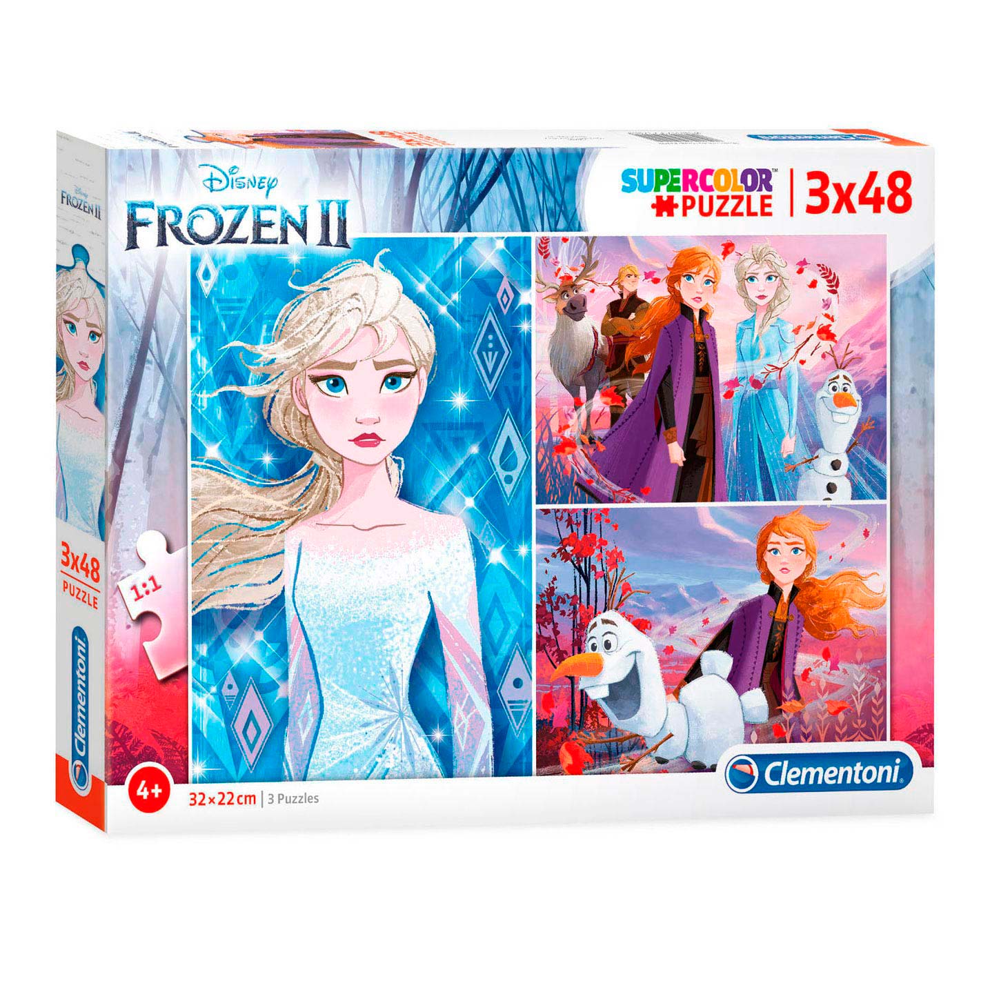Clementoni Puzzel Frozen 2, 3x48st.
