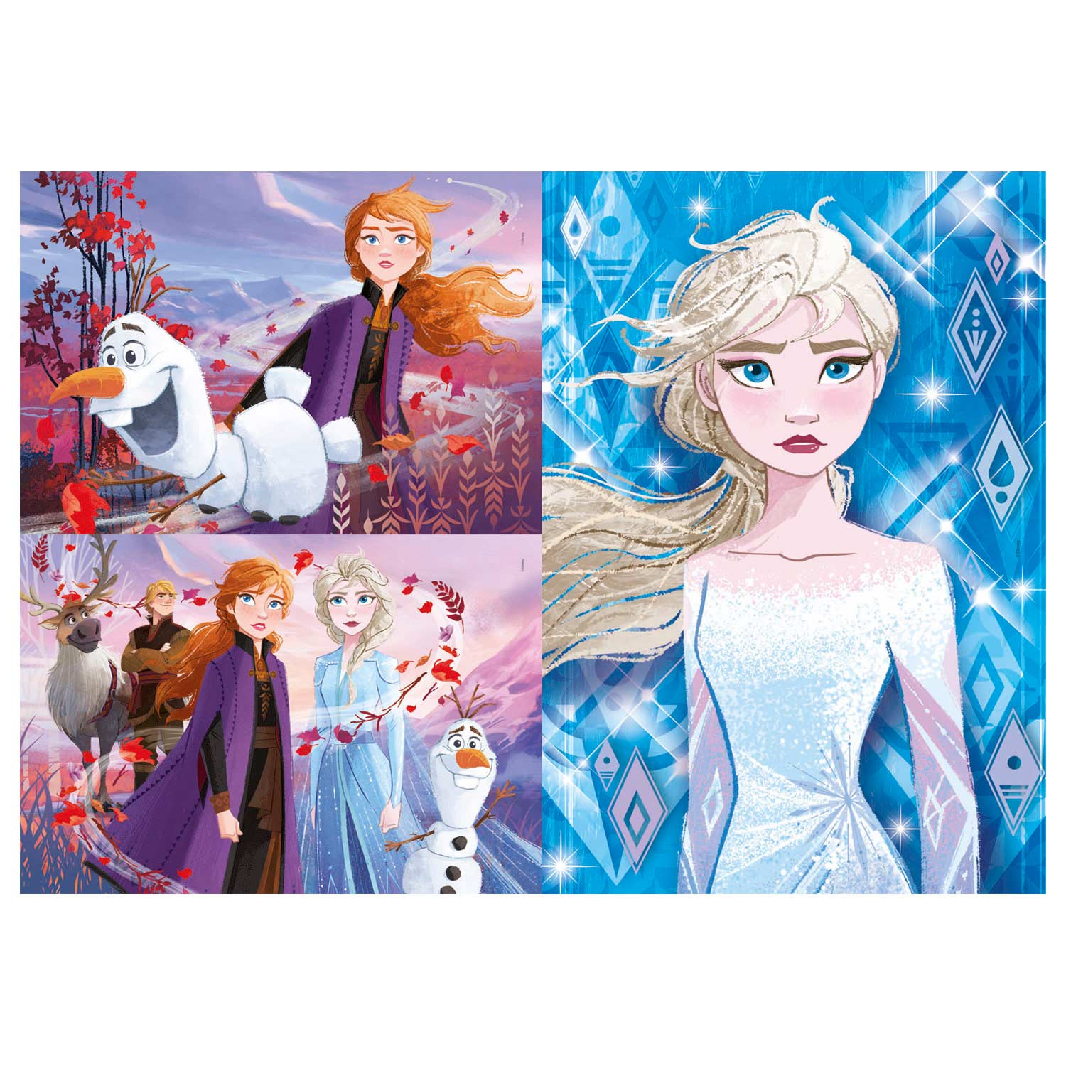 Clementoni Puzzel Frozen 2, 3x48st.