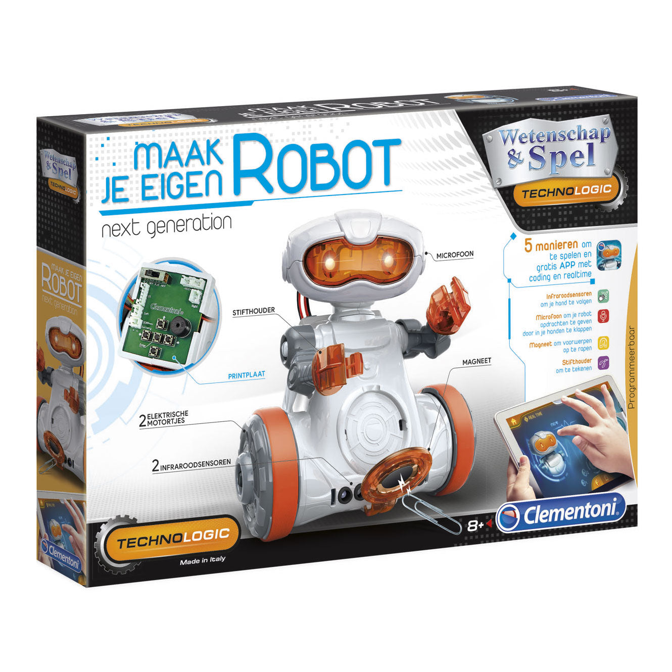Clementoni Wetenschap & Spel Maak je eigen Robot