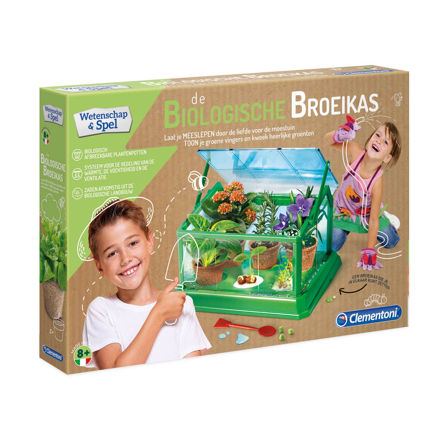 Clementoni de biologische broeikas