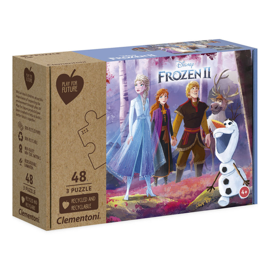 Clementoni puzzel disney frozen 2 3x48 stukjes
