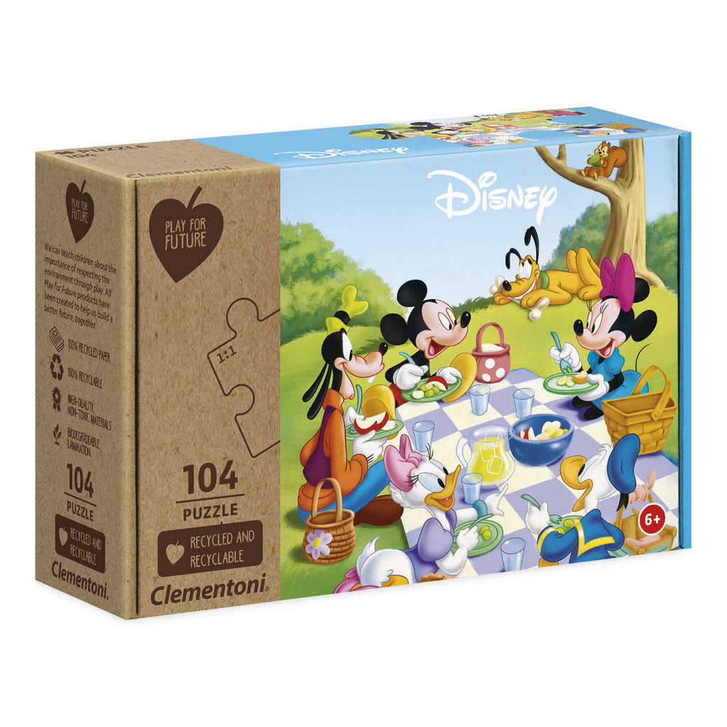 Clementoni Play for Future Puzzel Mickey Mouse, 104st.
