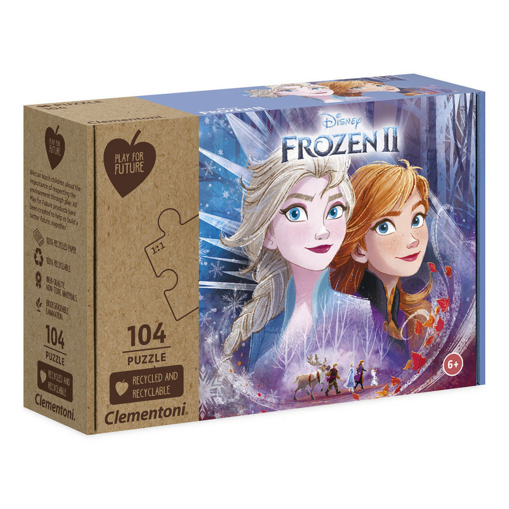 Clementoni Play for Future Puzzel Frozen, 104st.